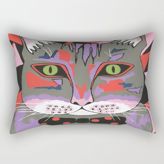 Mr Cat Rectangular Pillow