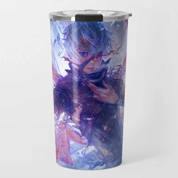 Tokyo Ghoul Kaneki Ken Travel Mug By Muddymelly Society6 Tokyo Ghoul Kaneki Ken Travel Mug By Muddymelly Society6