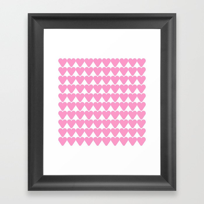 Heart and love 39 Framed Art Print