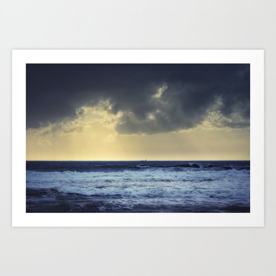 Storm coming. Art Print