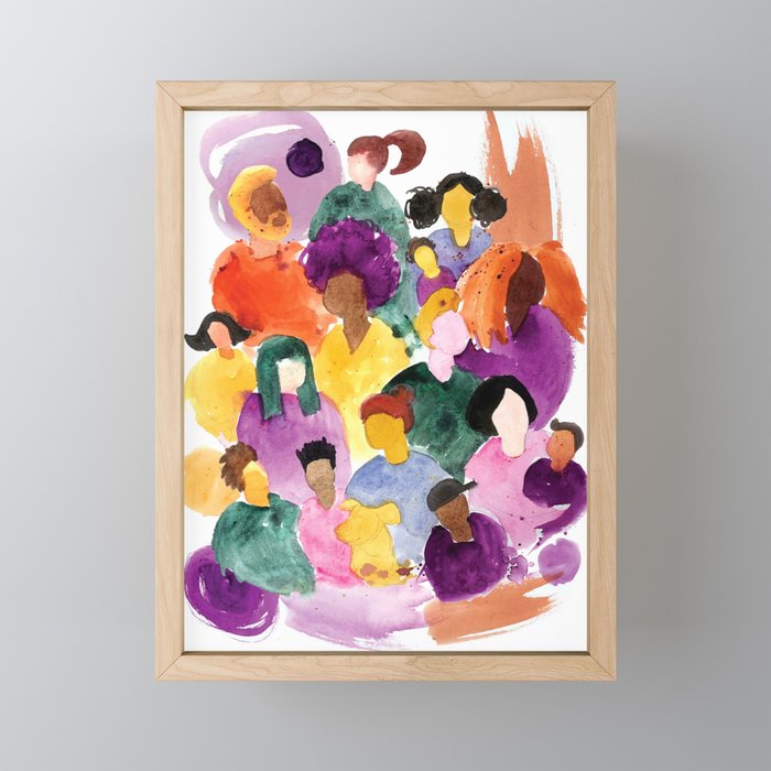 Diversity Framed Mini Art Print