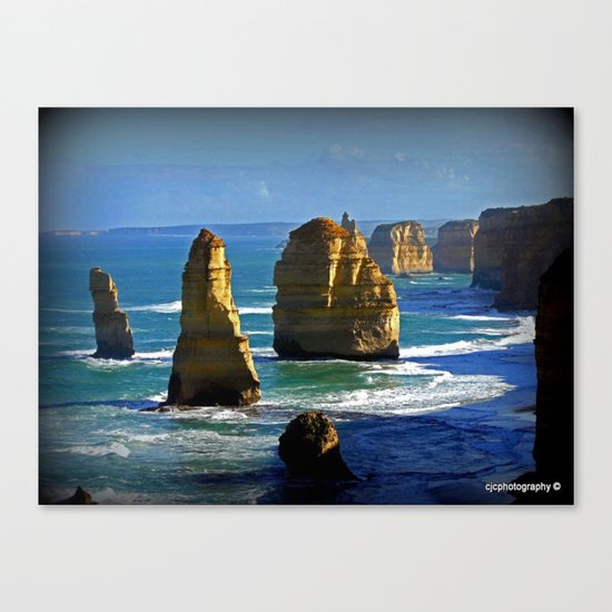 Limestone Rock Stacks - Twelve Apostles Canvas Print