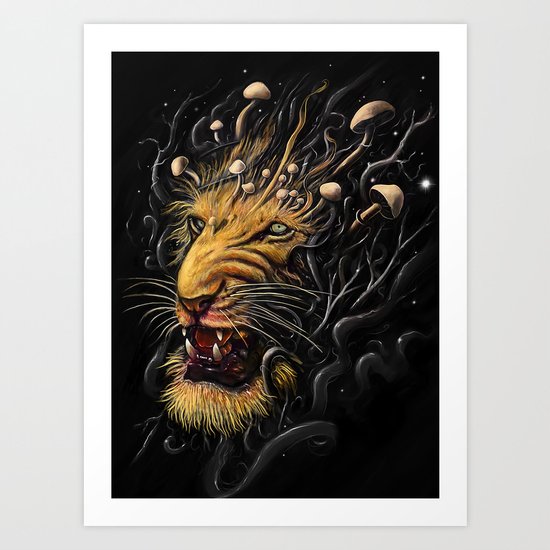 Lion Art Print