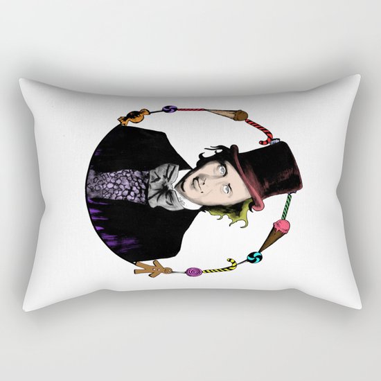 Merry Christmas From The Chocolate Factory Rectangular Pillow