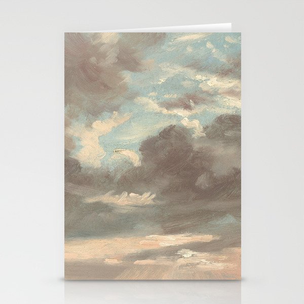 Clouds Painting | Vintage Cloudscape | Moody Antique Stationery Cards
