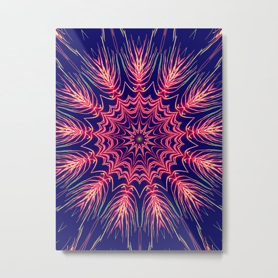 Watermelon Burst Metal Print
