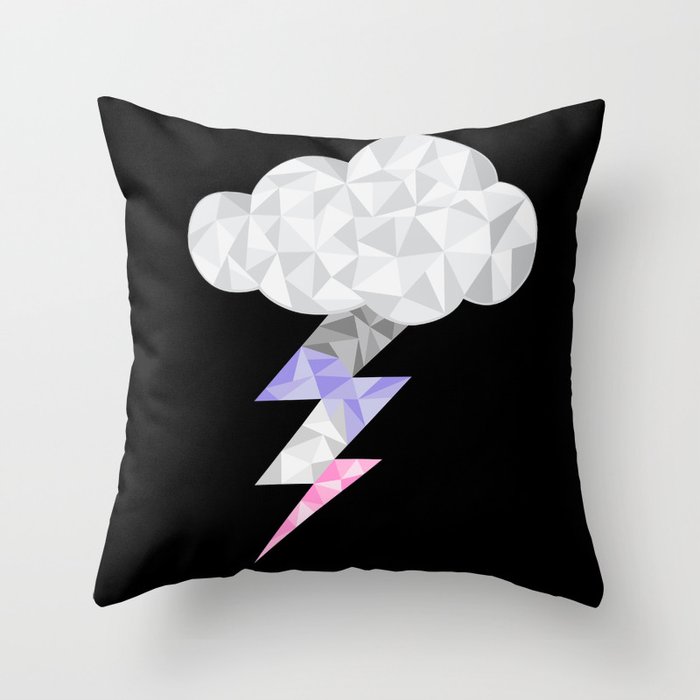 Cupiosexual Storm Cloud Throw Pillow