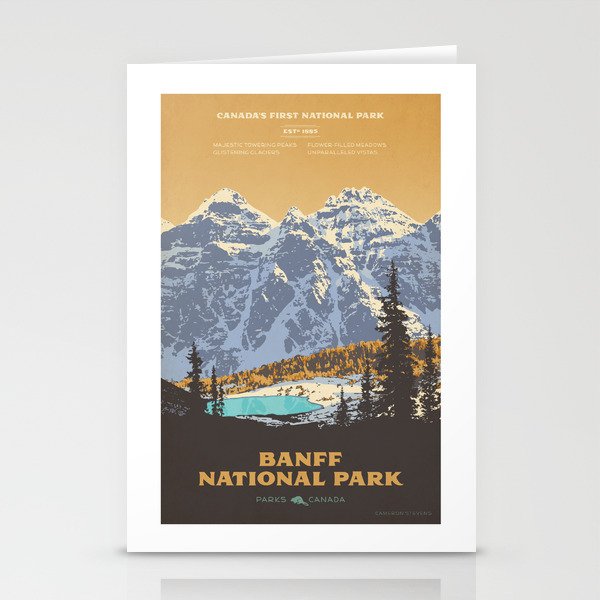 Banff National Park Stationery Cards
