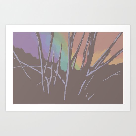 White Light Dawning Art Print