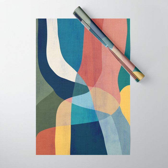 Waterfall and forest Wrapping Paper