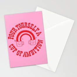 CUP OF AMBITION Stationery Card