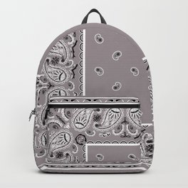 Classic Gray Bandana Backpack