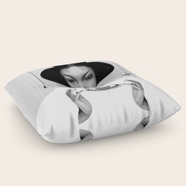 Nature of Saturn Floor Pillow