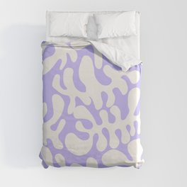 White Matisse cut outs seaweed pattern 11 Duvet Cover
