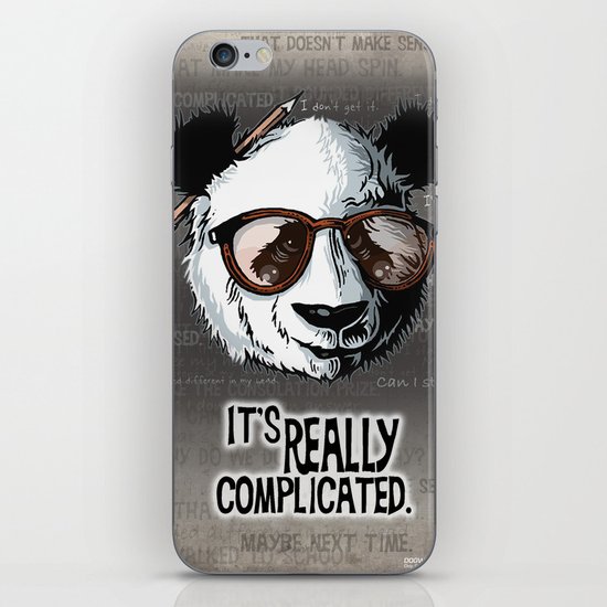 it's really complicated. iPhone & iPod Skin