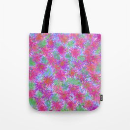 Happy Floral Bright  Tote Bag