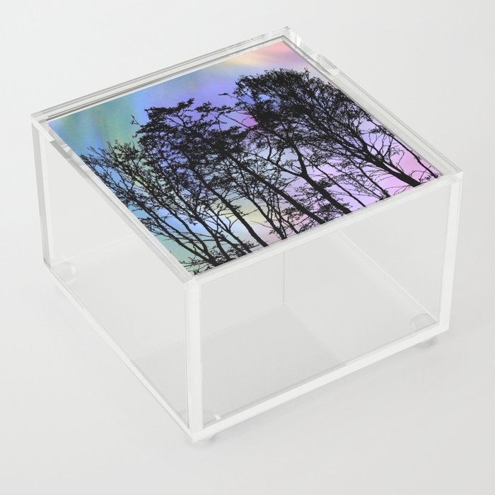 Rainbow Sunset Nature Acrylic Box