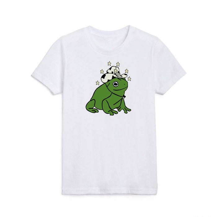 Frog With A Cowboy Hat Kids T Shirt