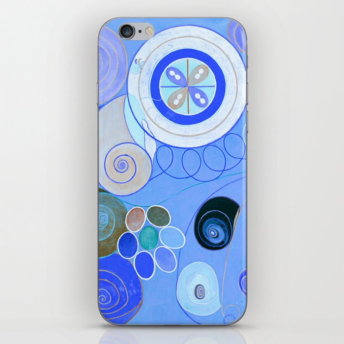The Ten Largest, Group IV, No.4 (Blue) by Hilma af Klint iPhone Skin