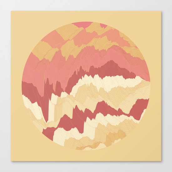 TOPOGRAPHY 009 Canvas Print