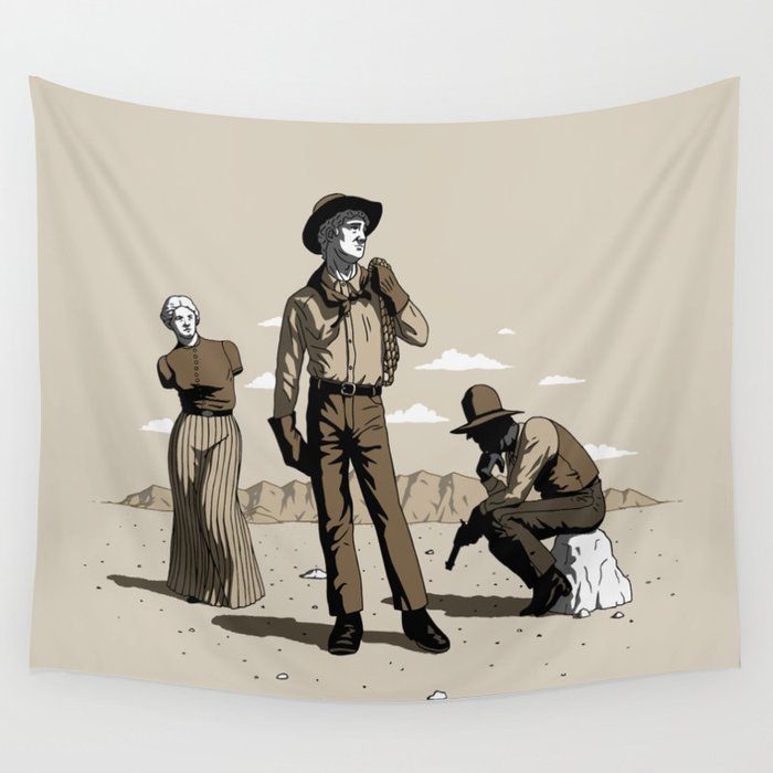 Stone Cold Western Wall Tapestry By Benhartnett