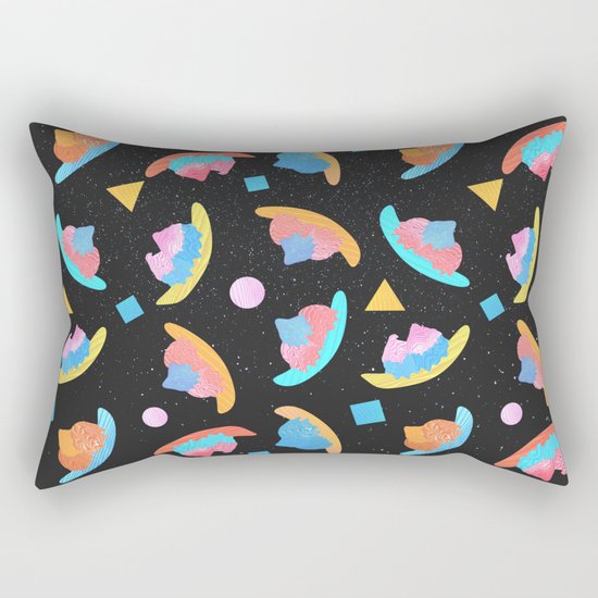 Cosmic Banana Split Rectangular Pillow