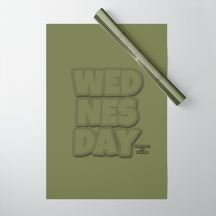 WEDNESDAY Wrapping Paper