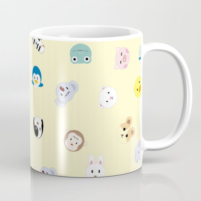 Cute Chibi animals pattern Coffee Mug