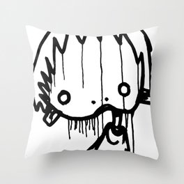 Parskid Mop Tag I Throw Pillow