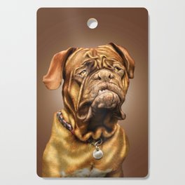 French Mastiff Dog Portrait Cutting Board