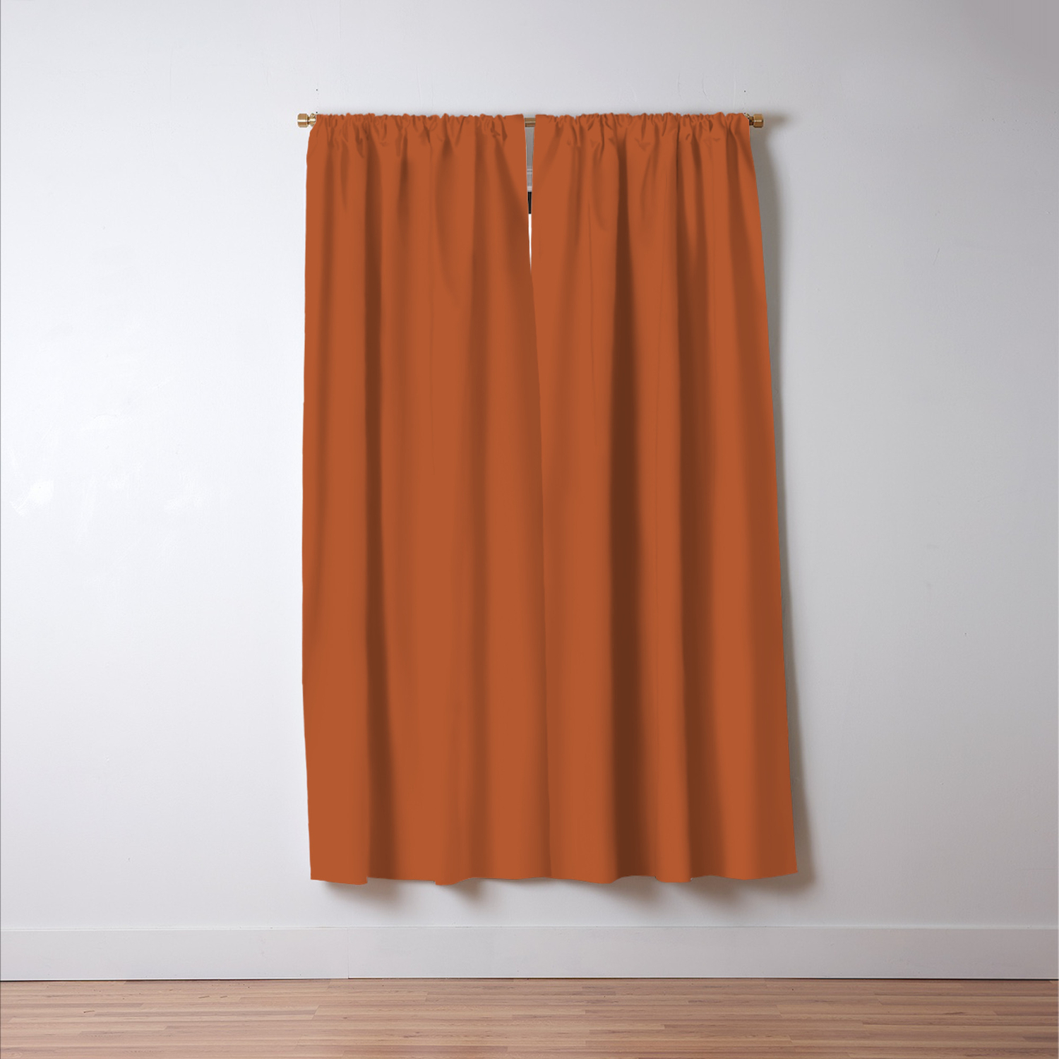 Burnt Orange Rust Solid Plain Color Palette Of The Year 2021 Blackout Curtain By Speckled Society6 Burnt Orange Rust Solid Plain Color, Rust Color Curtains