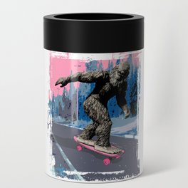 Bigfoot on Skateboard Can Cooler
