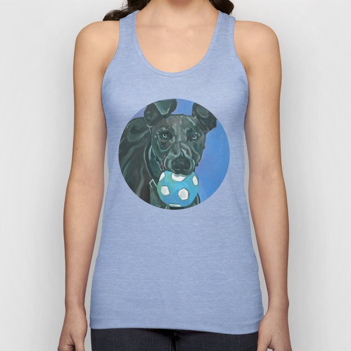 Fly the Whippet Dog Portrait Tank Top