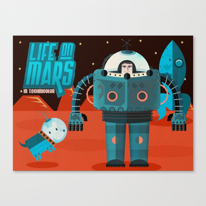 Life on mars Canvas Print