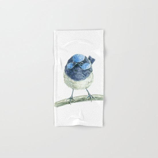 Fairy wren bird Hand & Bath Towel