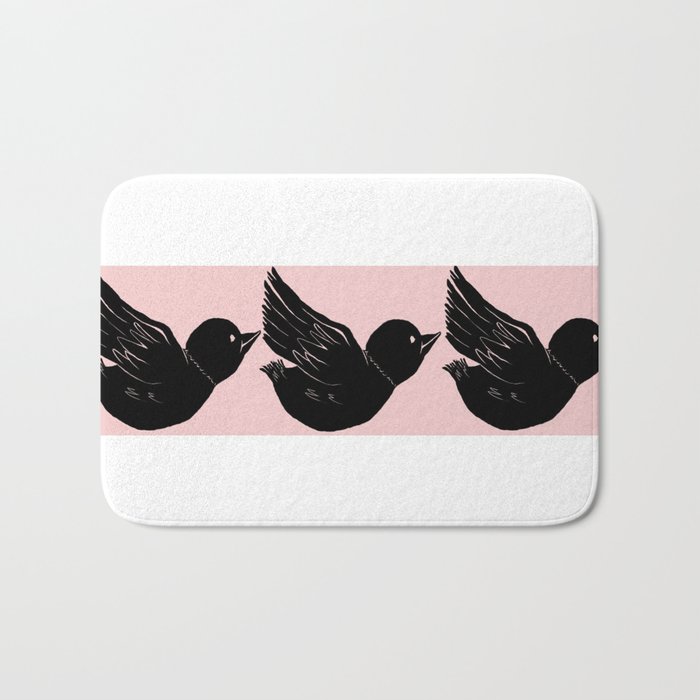 Bird Poster Bath Mat