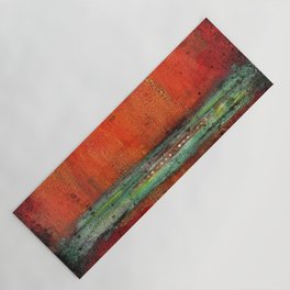 Abstract Copper Yoga Mat
