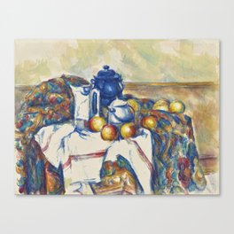 Still life with fruit - Paul Cezanne Canvas Print