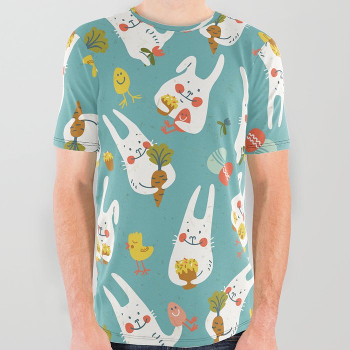 easter All Over Graphic Tee