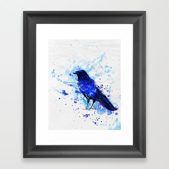 the crow Framed Art Print