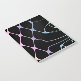 Liquid net in pastel colors Notebook