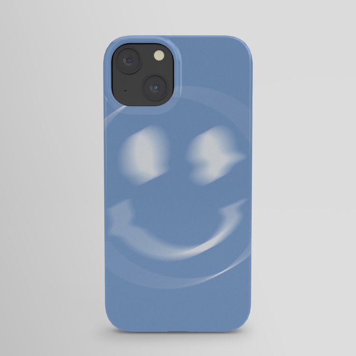Glitch - Blue iPhone Case