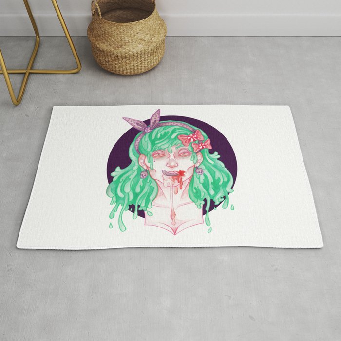 Peppermint Zombie Rug