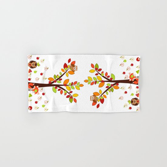 Rain Apples Hand & Bath Towel