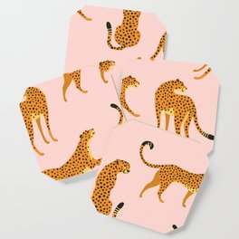 Leopard pattern Coaster