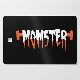 Momster Halloween Cool Mom Typographic Cutting Board