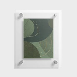 Green Geometric Floating Acrylic Print