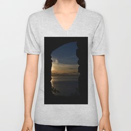 Cape Perpetual Lookout nature photography V Neck T Shirt