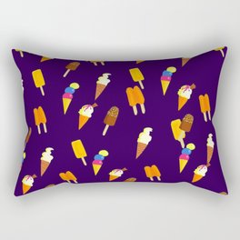 Ice Cream Cones and Popsicles Rectangular Pillow