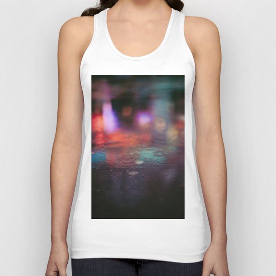 Bokeh on water Unisex Tank Top